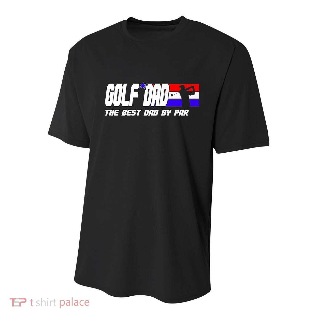 Dad Golf Men The Best Dad By Par Gift For Father's Day Youth Performance Sprint T-Shirt
