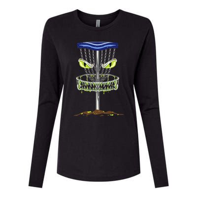 Disc Golf Men Disc Golf Monster Womens Cotton Relaxed Long Sleeve T-Shirt