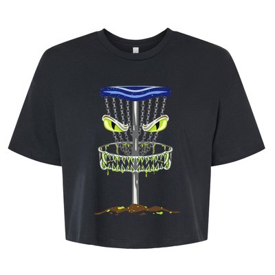 Disc Golf Men Disc Golf Monster Bella+Canvas Jersey Crop Tee