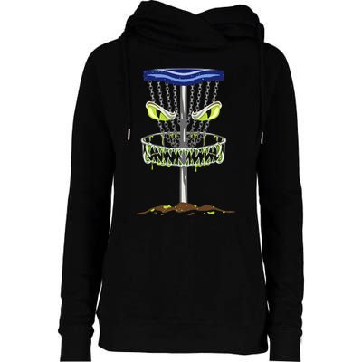 Disc Golf Men Disc Golf Monster Womens Funnel Neck Pullover Hood