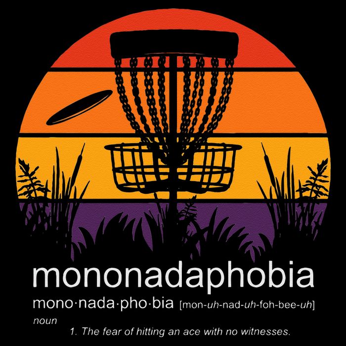 Disc Golf Mononadaphobia Funny Disk Golf Toddler Sweatshirt