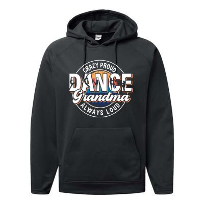 Dance Grandma Mom Mothers Day Dance Grandma Dance Lovers Performance Fleece Hoodie