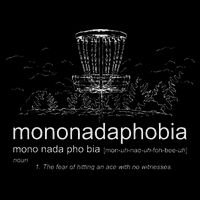 Disc Golf Mononadaphobia funny disk golf Cooling Performance Crew T-Shirt