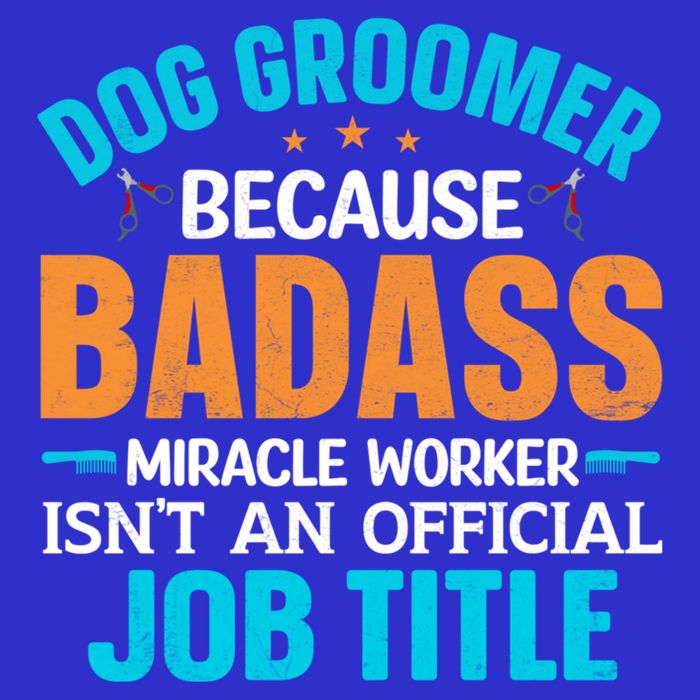 Dog Groomer Miracle Worker Isn't An Job Title Gift Womens Tank Top
