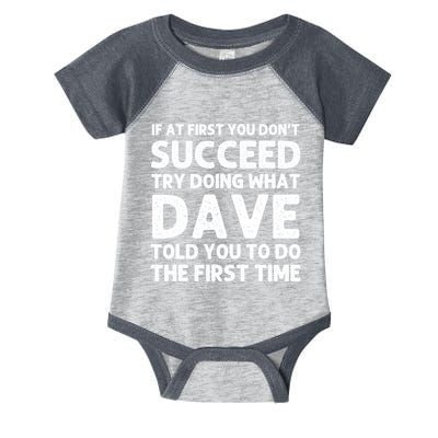 Dave Gift Name Personalized Birthday Funny Christmas Joke Infant Baby Jersey Bodysuit