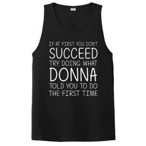 Donna Gift Name Personalized Birthday Funny Christmas Joke PosiCharge Competitor Tank