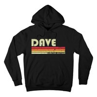 Dave Gift Name Personalized Funny Retro Vintage Birthday Hoodie