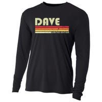 Dave Gift Name Personalized Funny Retro Vintage Birthday Cooling Performance Long Sleeve Crew