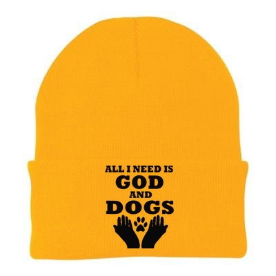 Dogs & God National Dog Day Knit Cap Winter Beanie