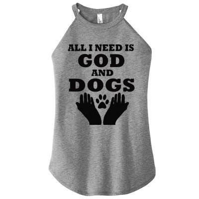 Dogs & God National Dog Day Women’s Perfect Tri Rocker Tank