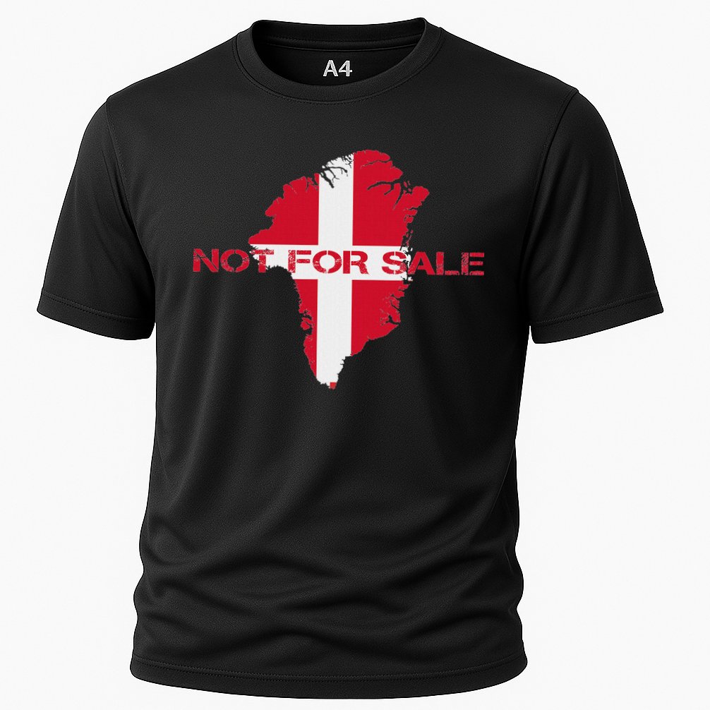 Denmark Greenland Not For Sale Annex Greenland Anti Trump Cooling Performance Crew T-Shirt