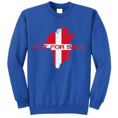 Denmark Greenland Not For Sale Annex Greenland Anti Trump Tall Sweatshirt