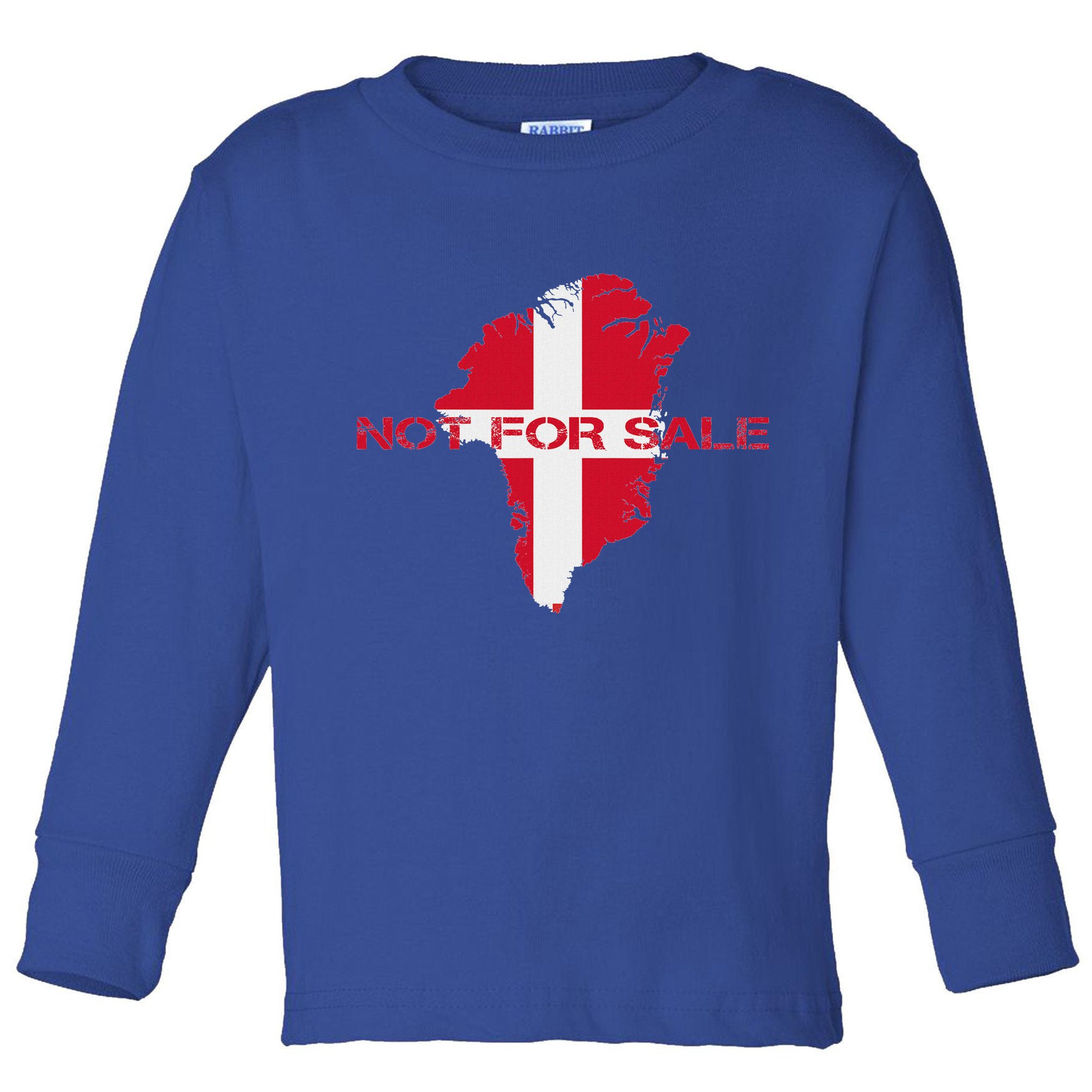 Denmark Greenland Not For Sale Annex Greenland Anti Trump Toddler Long Sleeve Shirt