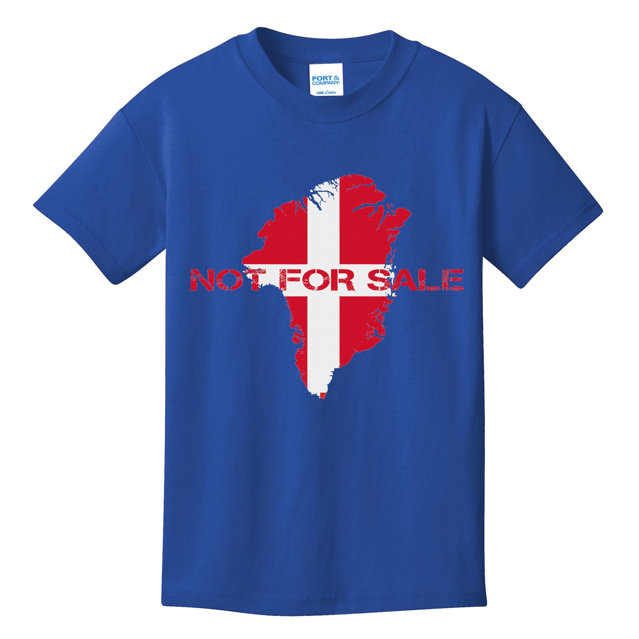 Denmark Greenland Not For Sale Annex Greenland Anti Trump Kids T-Shirt