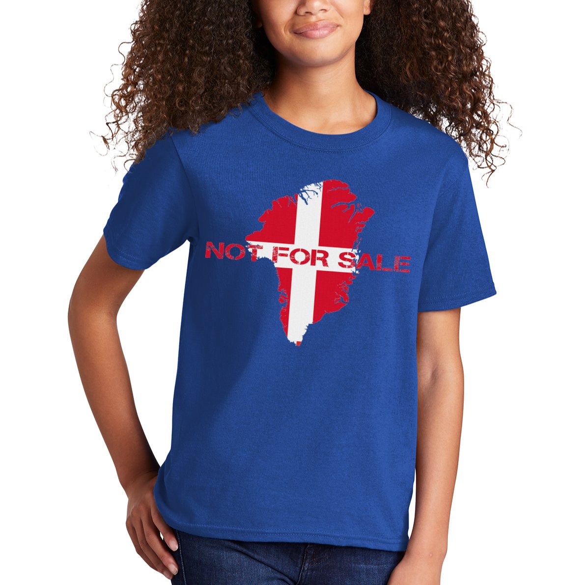 Denmark Greenland Not For Sale Annex Greenland Anti Trump Kids T-Shirt