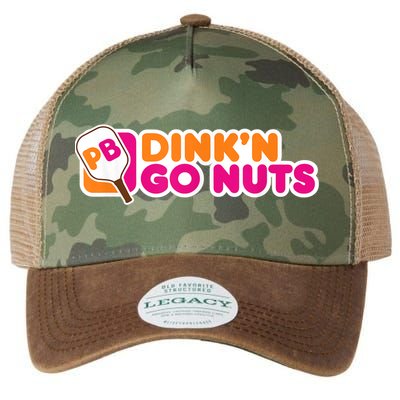 Dink'n Go Nuts Funny Pickleball Player Paddleball Lover Legacy Tie Dye Trucker Hat