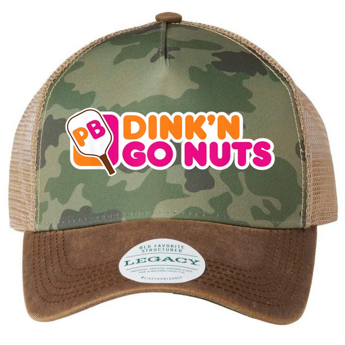 Dink'n Go Nuts Funny Pickleball Player Paddleball Lover Legacy Tie Dye Trucker Hat