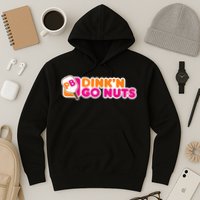 Dink'n Go Nuts Funny Pickleball Player Paddleball Lover Hoodie