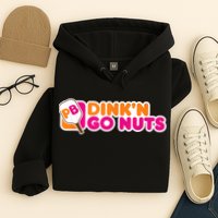 Dink'n Go Nuts Funny Pickleball Player Paddleball Lover Hoodie