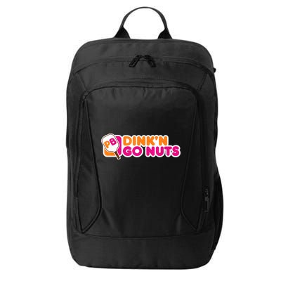 Dink'n Go Nuts Funny Pickleball Player Paddleball Lover City Backpack