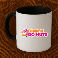 Dink'n Go Nuts Funny Pickleball Player Paddleball Lover Mug