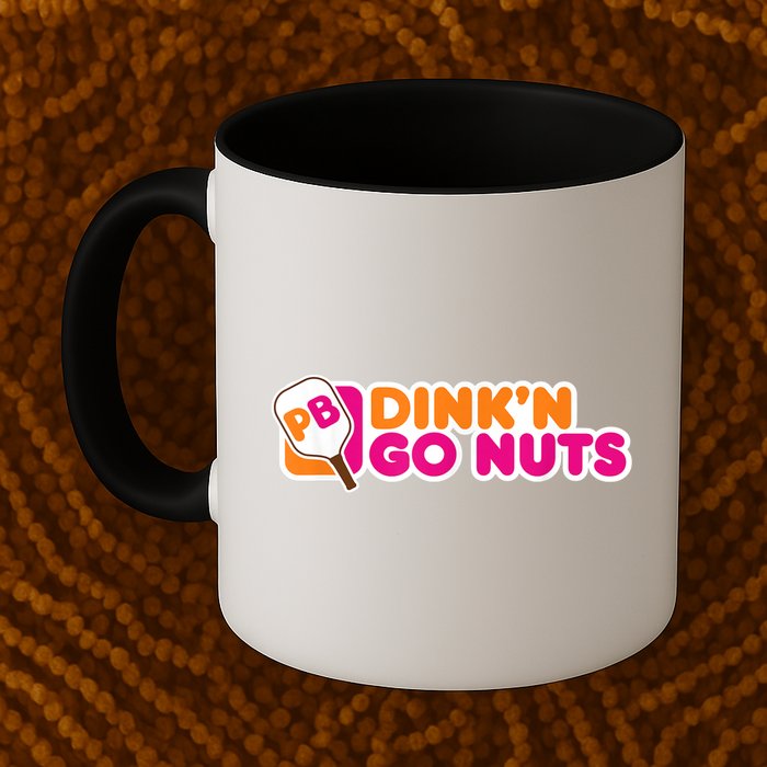 Dink'n Go Nuts Funny Pickleball Player Paddleball Lover Mug