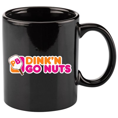 Dink'n Go Nuts Funny Pickleball Player Paddleball Lover 11oz C Handle Ceramic Mug