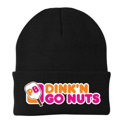 Dink'n Go Nuts Funny Pickleball Player Paddleball Lover Beanie