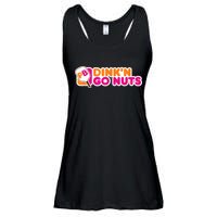 Dink'n Go Nuts Funny Pickleball Player Paddleball Lover Ladies Essential Flowy Tank