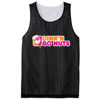 Dink'n Go Nuts Funny Pickleball Player Paddleball Lover Mesh Reversible Basketball Jersey Tank