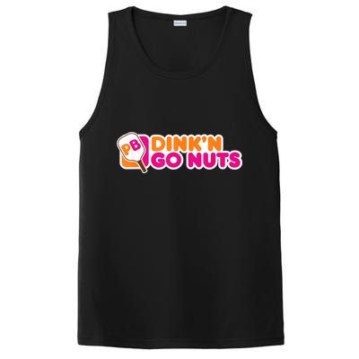 Dink'n Go Nuts Funny Pickleball Player Paddleball Lover PosiCharge Competitor Tank