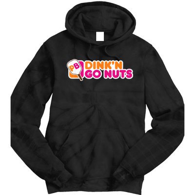 Dink'n Go Nuts Funny Pickleball Player Paddleball Lover Tie Dye Hoodie