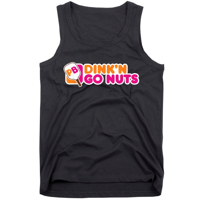 Dink'n Go Nuts Funny Pickleball Player Paddleball Lover Tank Top