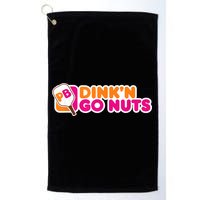 Dink'n Go Nuts Funny Pickleball Player Paddleball Lover Golf Towel