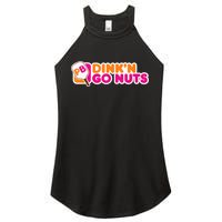 Dink'n Go Nuts Funny Pickleball Player Paddleball Lover Women's Perfect Tri Rocker Tank