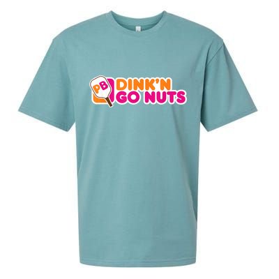 Dink'n Go Nuts Funny Pickleball Player Paddleball Lover Sueded Cloud Jersey T-Shirt