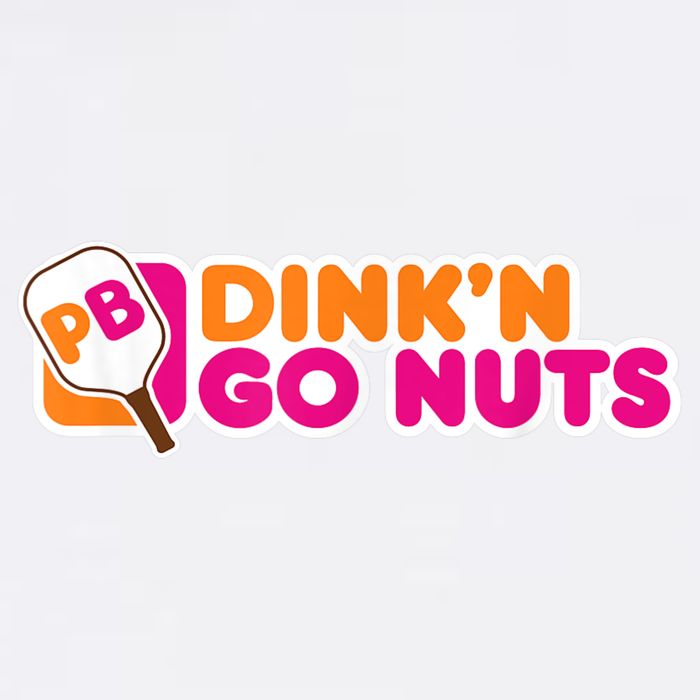 Dink'n Go Nuts Funny Pickleball Player Paddleball Lover Garment-Dyed Sweatshirt