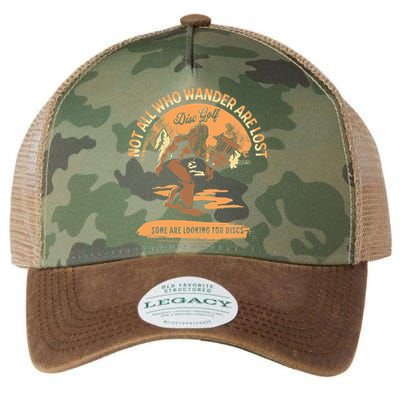 Disc Golf Not All Who Wander Are Lost Legacy Tie Dye Trucker Hat