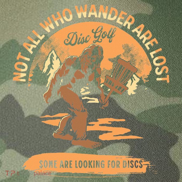 Disc Golf Not All Who Wander Are Lost Legacy Tie Dye Trucker Hat