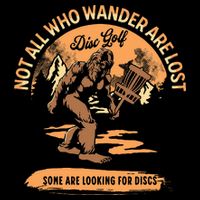 Disc Golf Not All Who Wander Are Lost Cooling Performance Crew T-Shirt