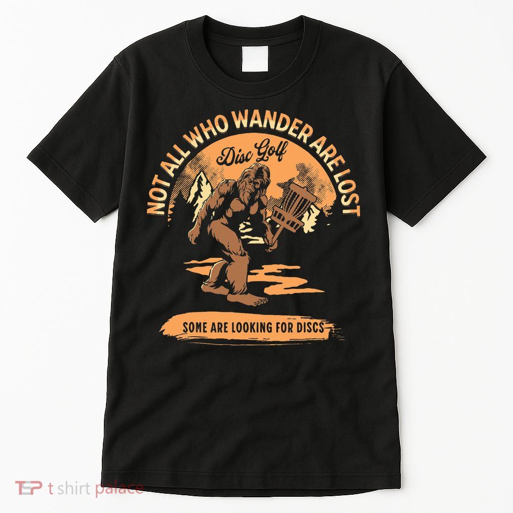 Disc Golf Not All Who Wander Are Lost Tall T-Shirt