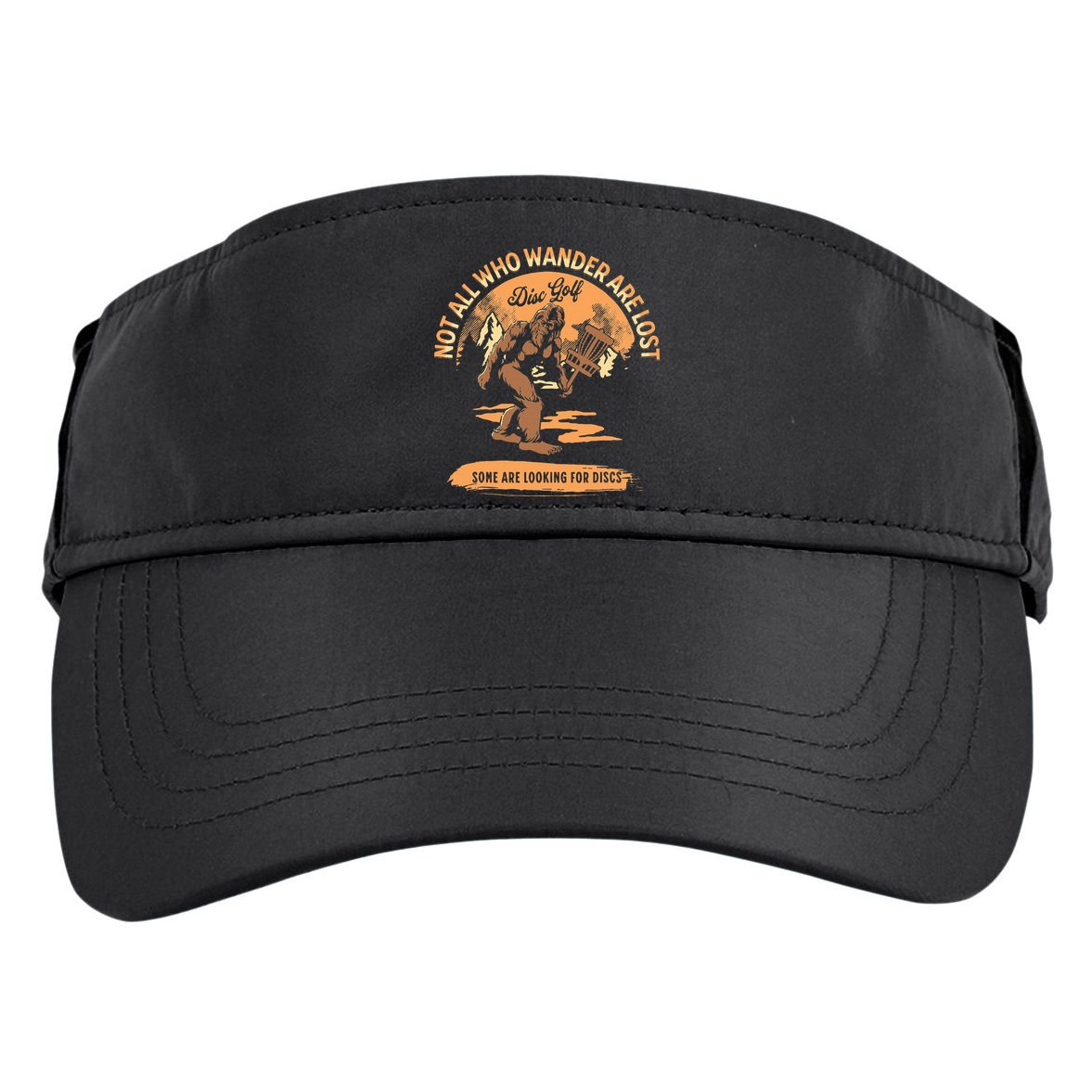 Disc Golf Not All Who Wander Are Lost Adult Drive Performance Visor