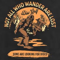 Disc Golf Not All Who Wander Are Lost Adult Drive Performance Visor