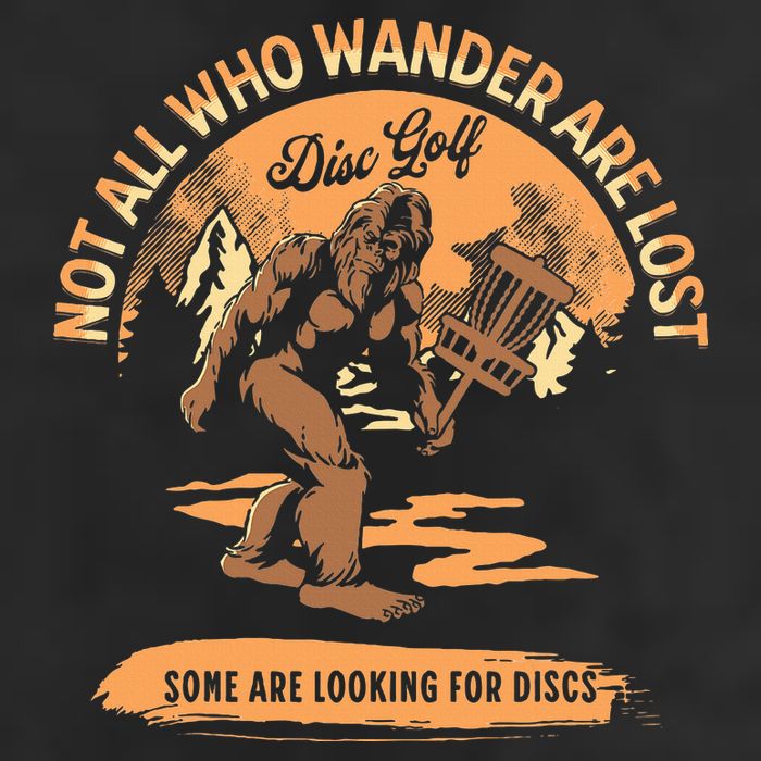Disc Golf Not All Who Wander Are Lost Adult Drive Performance Visor