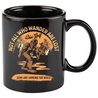 Disc Golf Not All Who Wander Are Lost 11oz C Handle Ceramic Mug