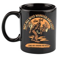 Disc Golf Not All Who Wander Are Lost 11oz C Handle Ceramic Mug