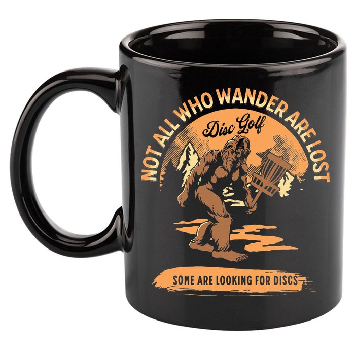 Disc Golf Not All Who Wander Are Lost 11oz C Handle Ceramic Mug