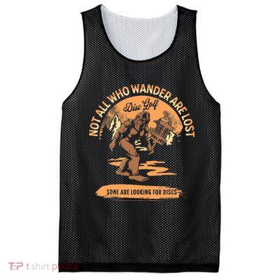 Disc Golf Not All Who Wander Are Lost Mesh Reversible Basketball Jersey Tank