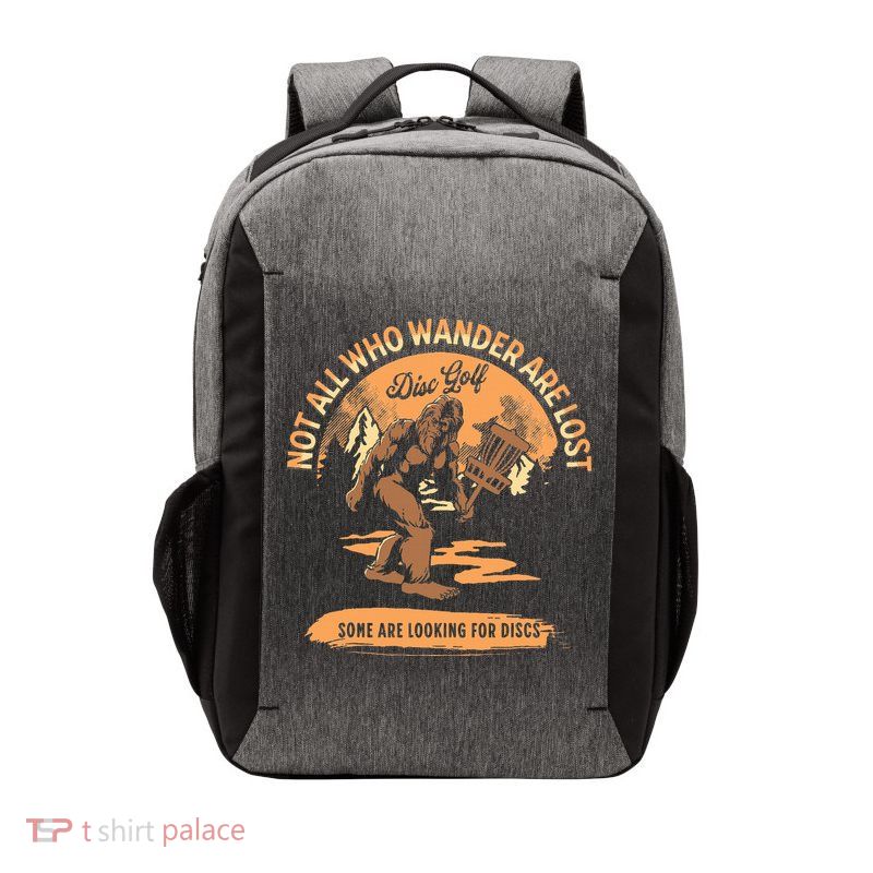 Disc Golf Not All Who Wander Are Lost Vector Backpack