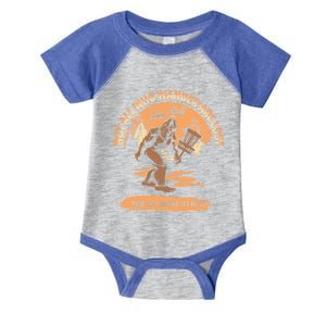 Disc Golf Not All Who Wander Are Lost Funny Sarcastic Gift Infant Baby Jersey Bodysuit